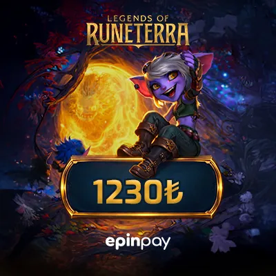 Legends of Runeterra 1230 TRY Riot Cash | Anında Kod Epinpay