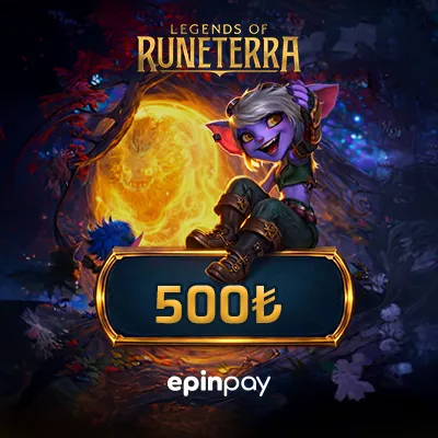 Legends of Runeterra 500 TRY Riot Cash E-Pin | Epinpay