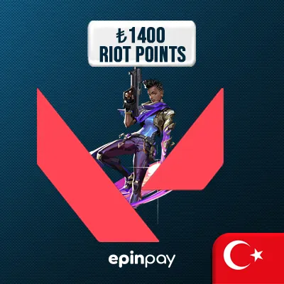 Valorant Gift Card TRY ₺1400 - Riot Points | Epinpay