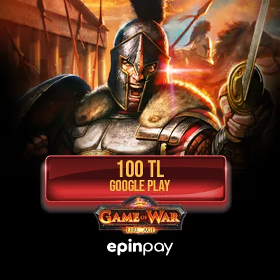 Google Play 100 TL Game of War Fire Age | Epinpay