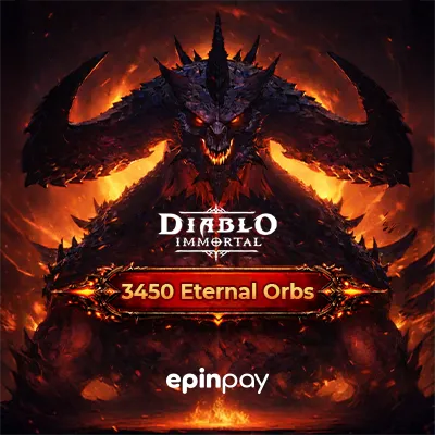 Diablo Immortal 3450 Eternal Orbs dijital paket