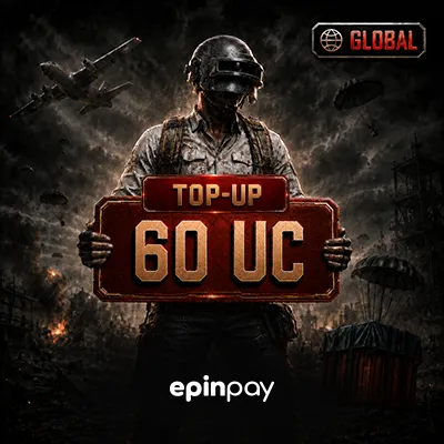 PUBG Mobile 60 UC GLOBAL Top-Up – Anında Teslimat | Epinpay