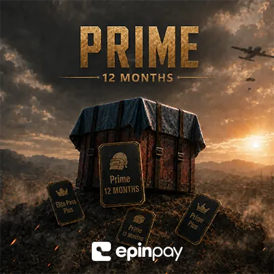 PUBG Mobile Prime 12 Aylık | 7/24 Anında, Güvenli Teslimat