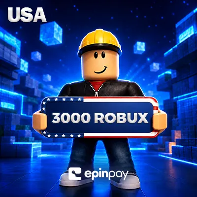 Roblox 3000 Robux USD | Alışveriş Listene Bakiye