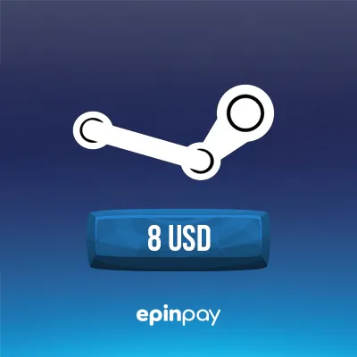 Steam 8 USD Cüzdan Kodu Al | Anında Dijital Teslimat