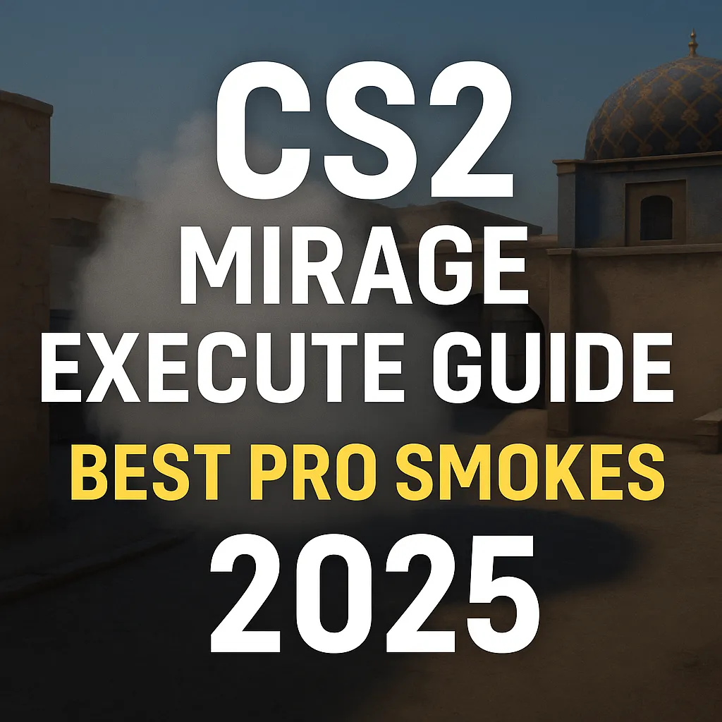 CS2 Mirage Execute Guide: Pro Smoke Lineups