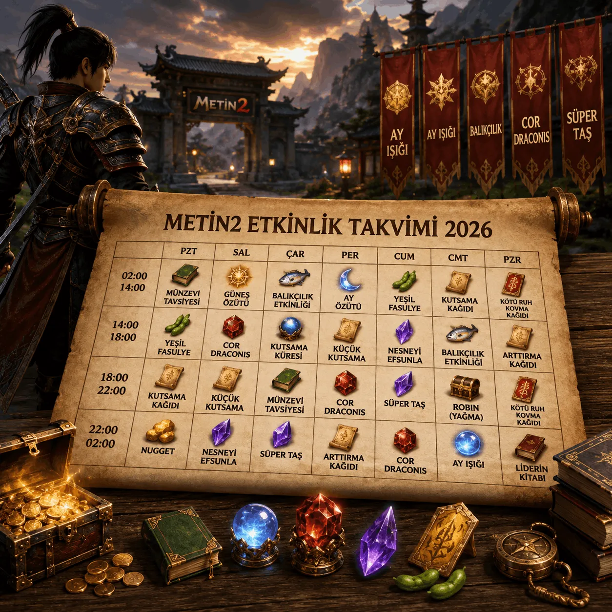 Metin2 Etkinlik Takvimi 2026: Güncel Event Rehberi