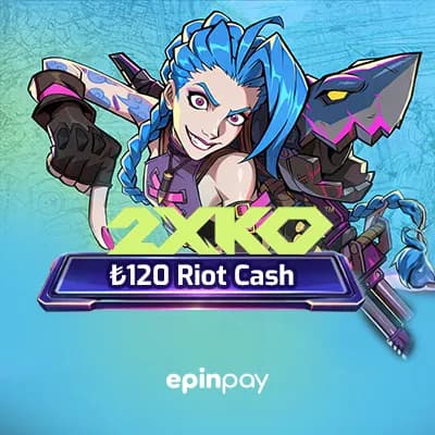 2XKO 120 TL Riot Cash E-PIN Satın Al | Anında Kod | Epinpay