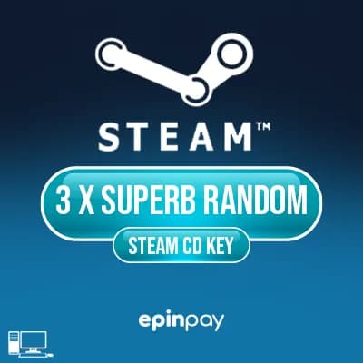 3x Superb Random PC Steam Key – Epinpay ile Hızlı Teslim