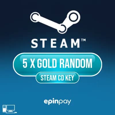 5x Gold Random PC Steam Key – Epinpay ile Güvenli Ödeme