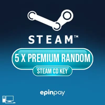 5x Premium Random PC Steam Key – Epinpay ile Güvenli Ödeme