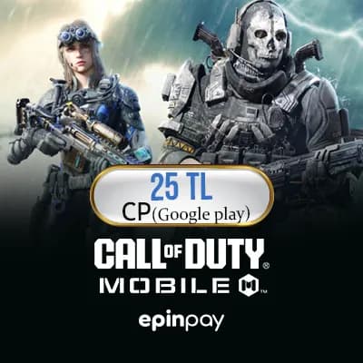 Google Play 25 TL Call of Duty Mobile (CP) | Epinpay