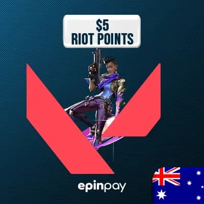 Valorant Gift Card AUD AU $5 - Riot Points | Epinpay