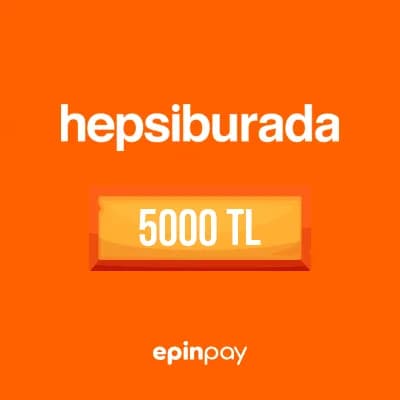 Hepsiburada 5000 TL Hediye Kartı