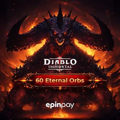 Diablo Immortal 60 Eternal Orbs dijital paket