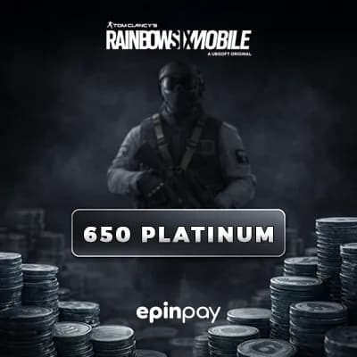 Rainbow Six Mobile 650 Platinum | Anında Top-Up | Epinpay