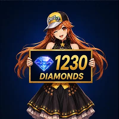 Garena Speed Drifters 1230 Diamonds
