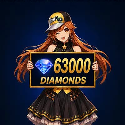 Garena Speed Drifters 63000 Diamonds