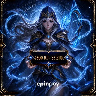 League of Legends 4500 RP - 35 EUR EU WEST | Epinpay