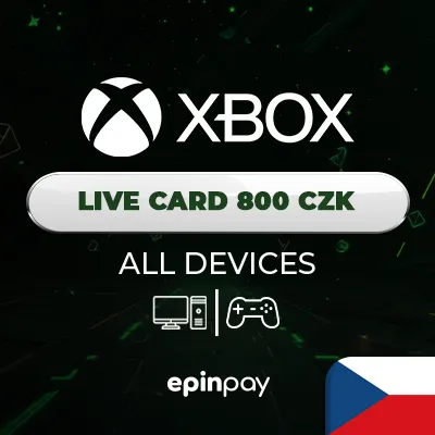 Xbox Live Card Czech Republic - 800 CZK | Epinpay
