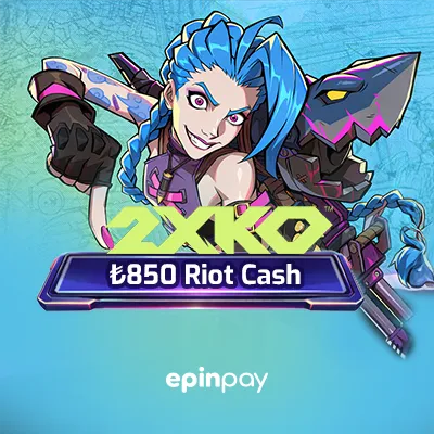 2XKO 850 TL Riot Cash E-PIN | PC, Mobile, PS5 – Epinpay