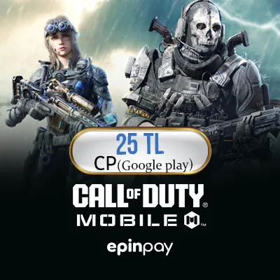 Google Play 25 TL Call of Duty Mobile (CP) | Epinpay