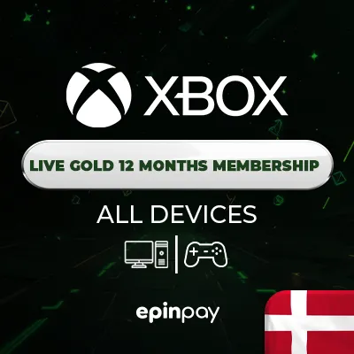 Xbox Live Gold 12 Months (Turkey - Brasil VPN) - Denmark