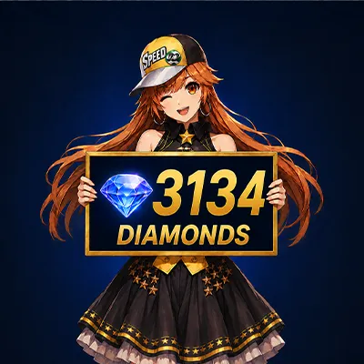 Garena Speed Drifters 3134 Diamonds