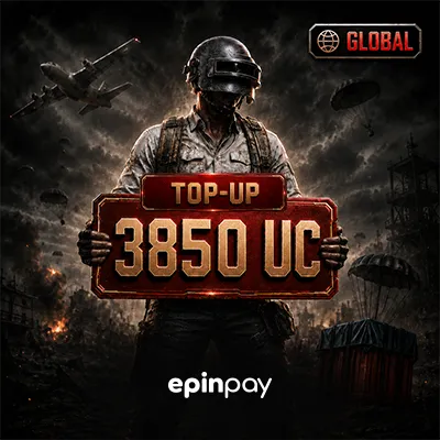 PUBG Mobile 3850 UC GLOBAL Top-Up Anında Teslimat | Epinpay