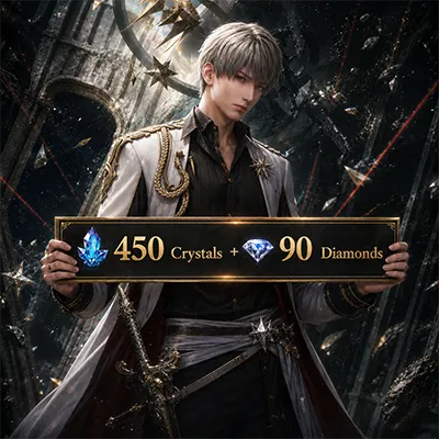 Love and Deepspace 450 Crystals + 90 Diamonds | epinpay