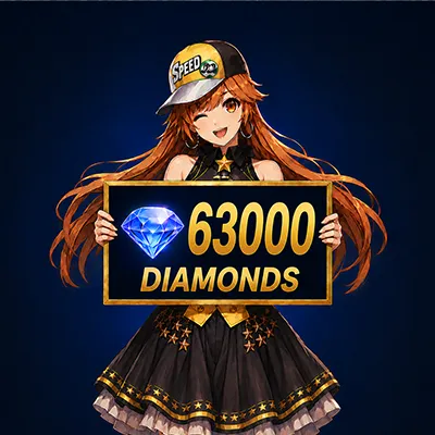 Garena Speed Drifters 63000 Diamonds