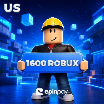 Roblox 1600 Robux Gift Card US – Epinpay ile Güvenli Alışveriş