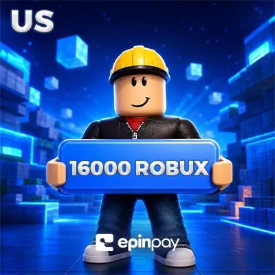 Roblox 16000 Robux Gift Card US – Epinpay ile Güvenli Alışveriş