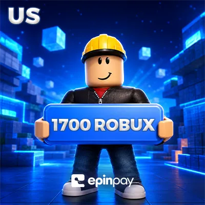 Roblox 1700 Robux Gift Card US – Epinpay ile Güvenli Alışveriş