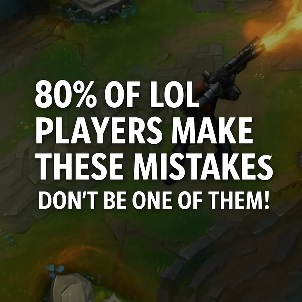 80% of LoL Players Make These Mistakes – Don’t Be One of Them!
