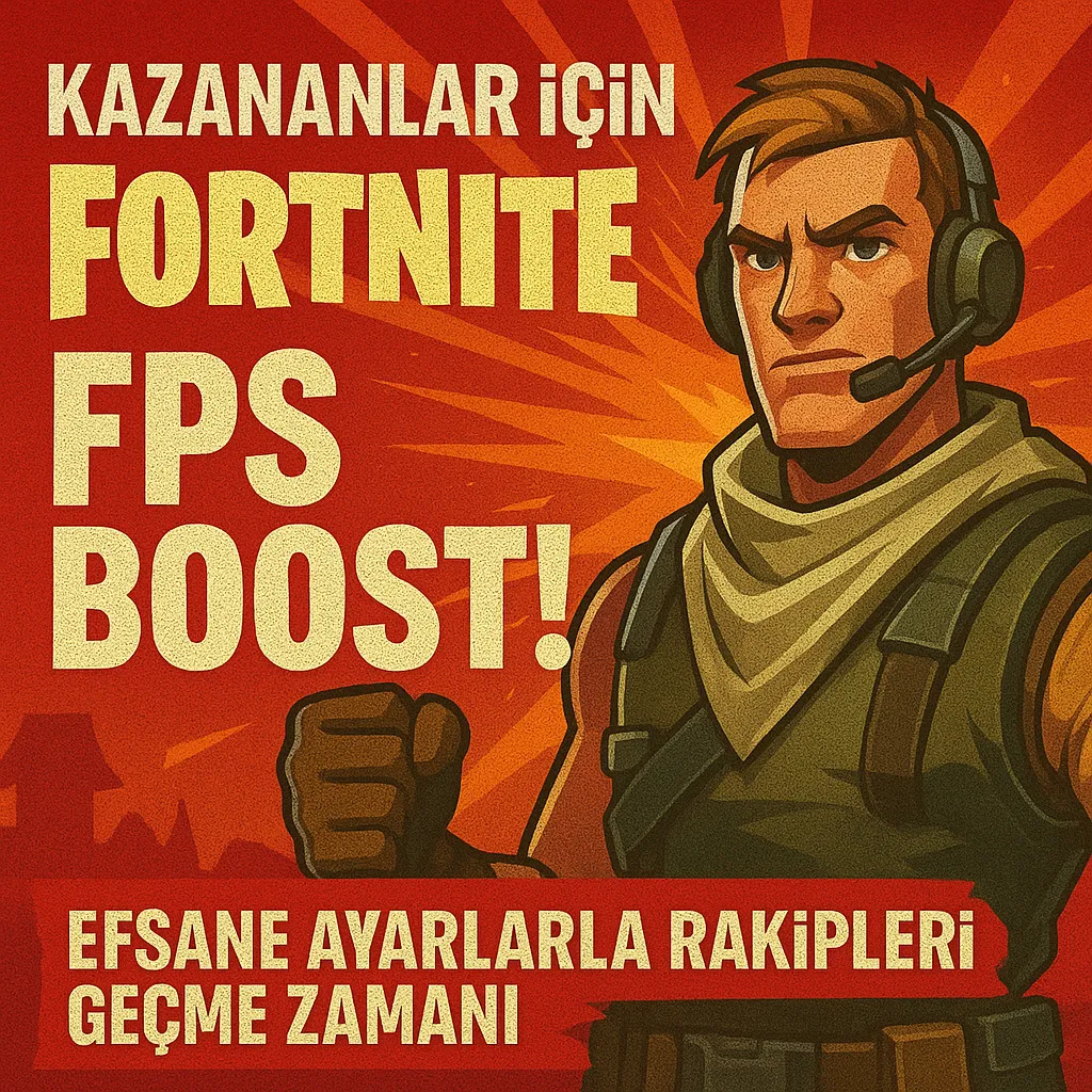 Fortnite Kazananlar için FPS BOOST! - Efsane Ayarlarla Rakipleri Geçme Zamanı