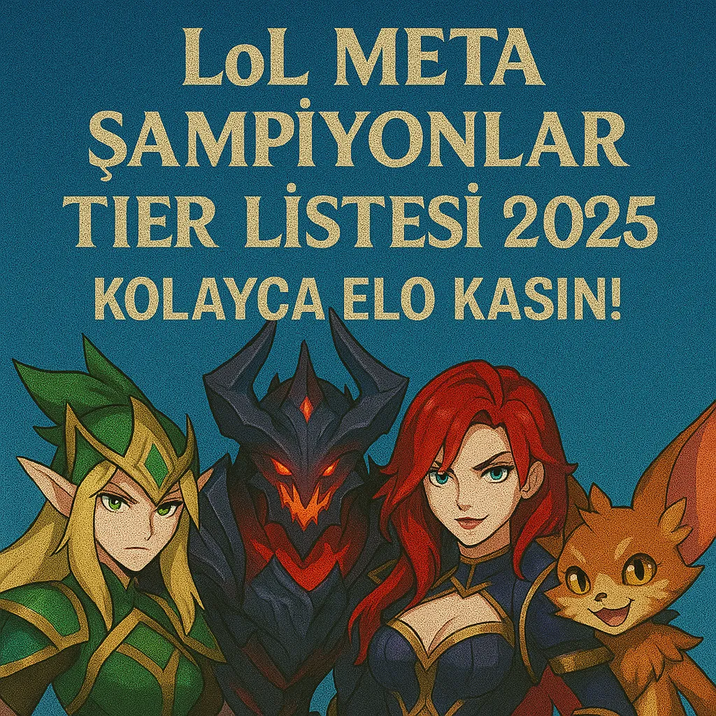 LoL Meta Şampiyonlar Tier Listesi 2025: Kolayca ELO Kasın!