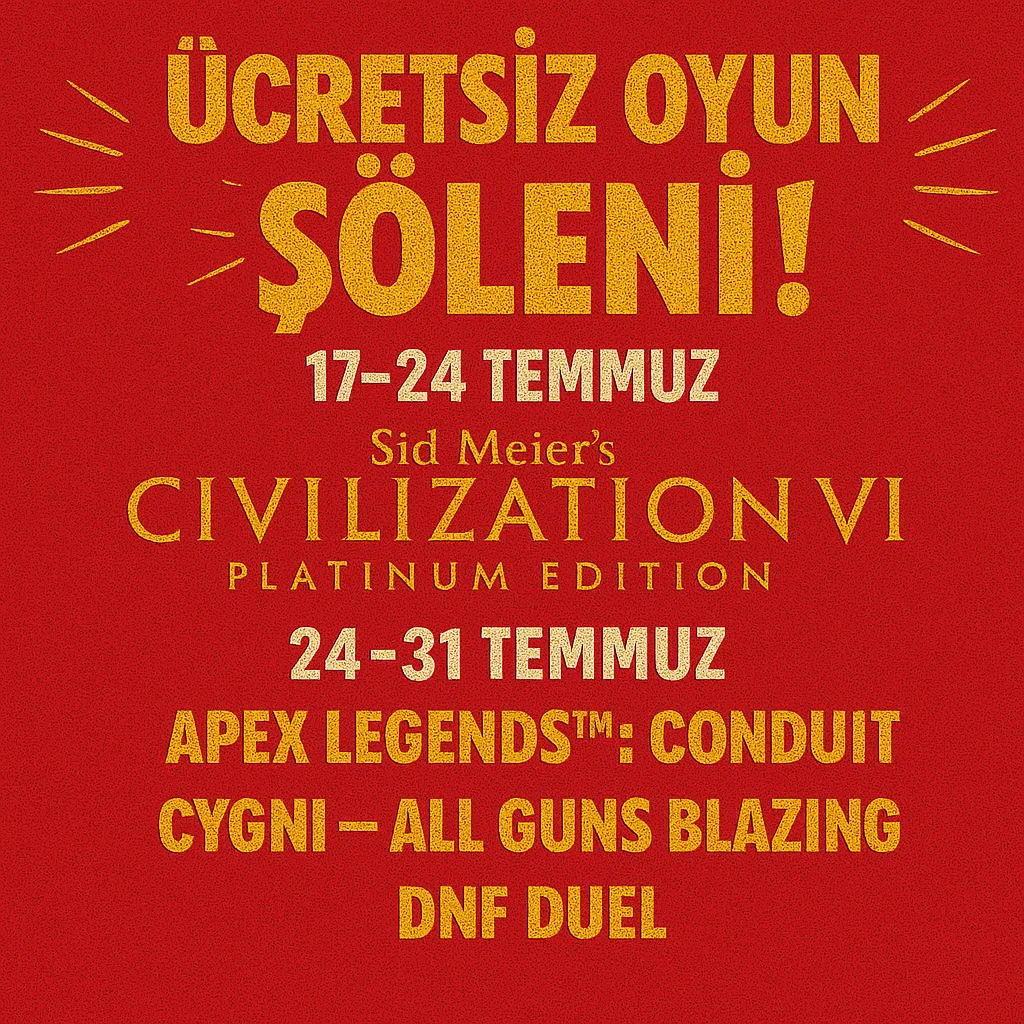 Ücretsiz Oyun Şöleni! : Epic Games Store'da Bu Hafta ve Gelecek Hafta