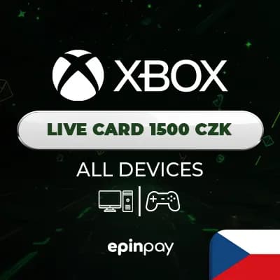 Xbox Live Card Czech Republic - 1500 CZK | Epinpay