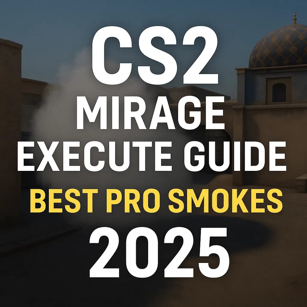 CS2 Mirage Execute Guide: Pro Smoke Lineups