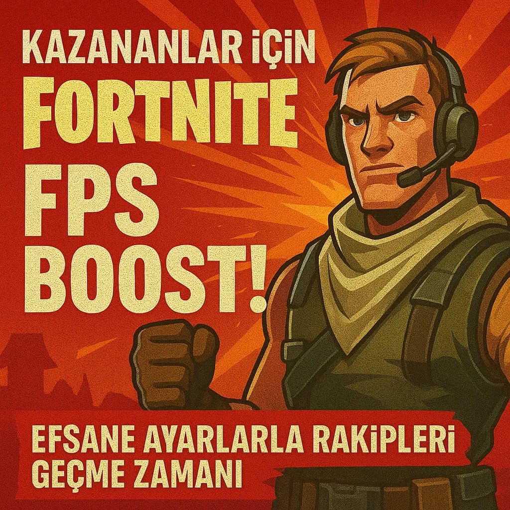 Fortnite Kazananlar için FPS BOOST! - Efsane Ayarlarla Rakipleri Geçme Zamanı