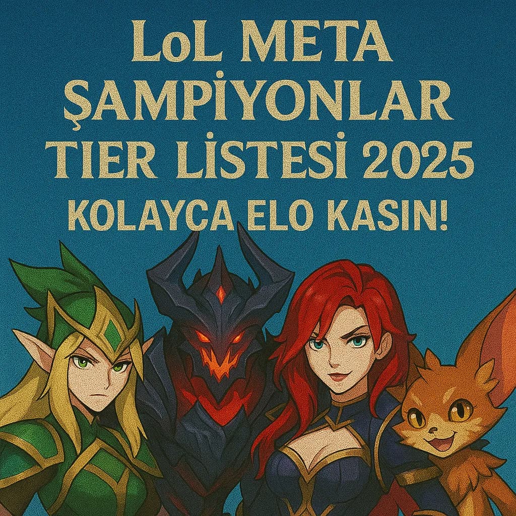 LoL Meta Şampiyonlar Tier Listesi 2025: Kolayca ELO Kasın!