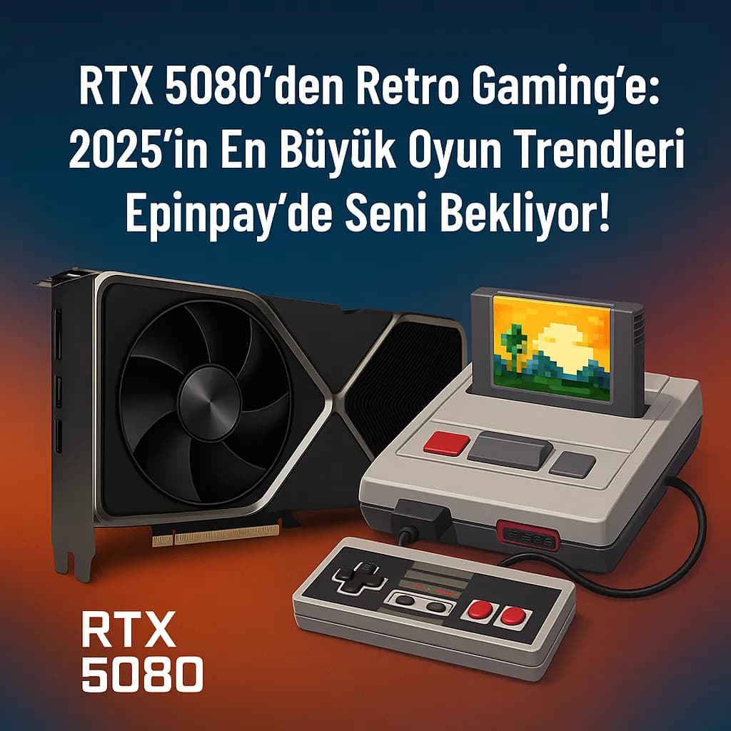 RTX 5080'den Retro Gaming'e: 2025'in En Büyük Oyun Trendleri Epinpay'de Seni Bekliyor!