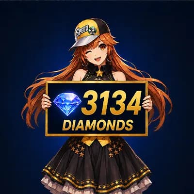 Garena Speed Drifters 3134 Diamonds