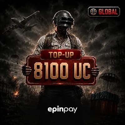PUBG Mobile 8100 UC GLOBAL Top-Up Instant Delivery | Epinpay