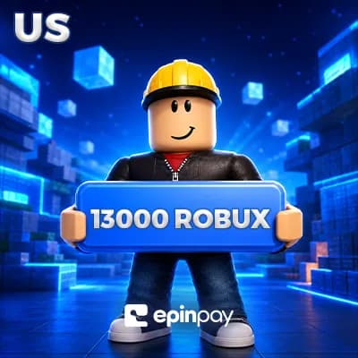 Roblox 13000 Robux Gift Card US – Epinpay ile Güvenli Alışveriş