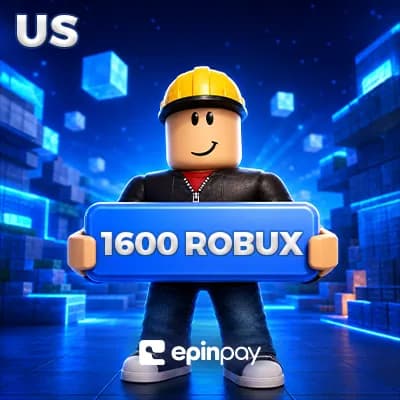 Roblox 1600 Robux Gift Card US – Epinpay ile Güvenli Alışveriş