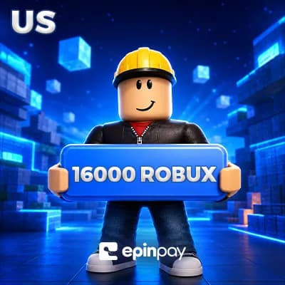 Roblox 16000 Robux Gift Card US – Epinpay ile Güvenli Alışveriş