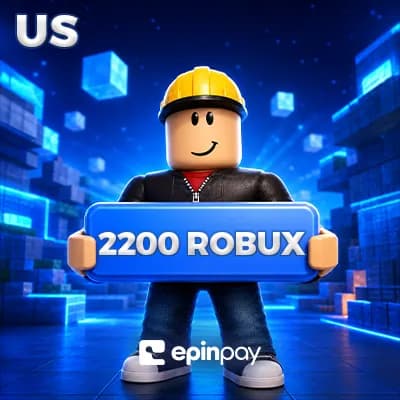 Roblox 2200 Robux Gift Card US – Epinpay ile Güvenli Alışveriş