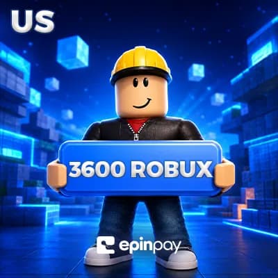 Roblox 3600 Robux Gift Card US – Epinpay ile Güvenli Alışveriş
